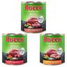 Rocco Menù 6 x 800 g - Mix: Manzo con Verdure & Riso, Manzo con Agnello Verdure & Riso, Manzo con Pollo, Verdure & Riso