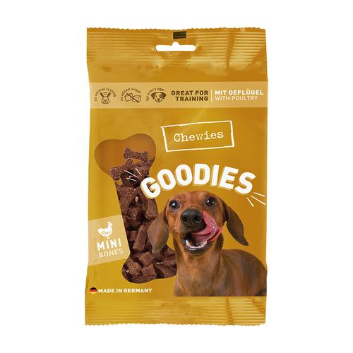 Sparpaket: 6x125g Chewies Goodies Mini Geflügel Hundesnacks