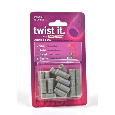 Posi-Products Connector Kit 25 Pleces for Car Stereos Gray