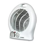 Optimus Portable Fan Heater with Thermostat White H-1322