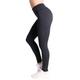 COMPRESSIONZ Women's Compression Pants (Black - L) Best Full Leggings Tights for Running, Yoga, Gym