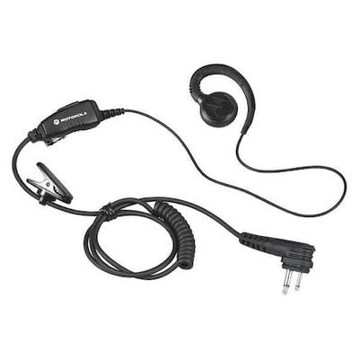 MOTOROLA HKLN4604B Ear Loop Earpiece,Black,Two Pin,C-Style