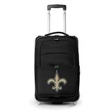 MOJO Black New Orleans Saints 21" Softside Rolling Carry-On Suitcase