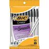 Bic Cristal Stic Medium Ball Pen Black 10 ea (Pack of 4)