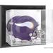 Minnesota Vikings (2013-Present) Black Framed Wall-Mountable Helmet Case