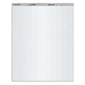 TOPS Standard Easel Pads, 3-Hole Punched, 27 x 34 Inch, 1" Grid, White, 50 Sheets/Pad, Carton of 2 Pads (7902)