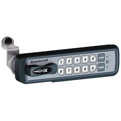 COMPX REGULATOR REG-M-R-3-BLK Electronic Keyless Lock,RH,0.875 in.