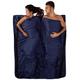 Sea To Summit Premium Silk Travel Liner - Navy Blue Double