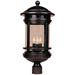 Sedona 23" High Seedy Glass Bronze Outdoor Post Light