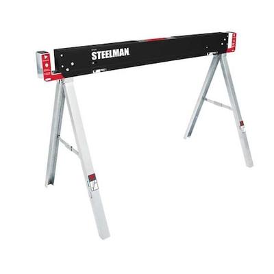 STEELMAN 67103-G Sawhorse,Work Table,47 in.,Steel
