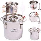 Home DIY New 8 Gal 30 litres Alcohol Wine Moonshine Still Spirits Boiler Water Whisky Brewing Stainless Distiller Kit…