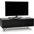 MDA Designs TUCANA 1200 Hybrid Black Beam Thru Remote-Friendly 26"-60" Flat Screen Gloss Black TV Cabinet