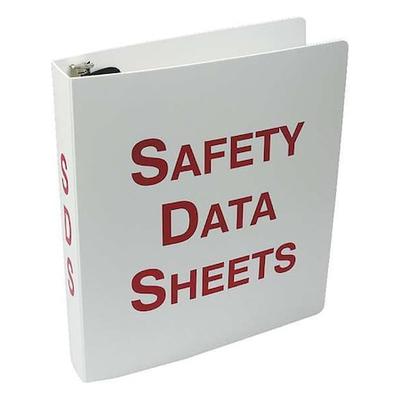 ACCUFORM ZRS640 Binder, Safety Data Sheets, 12 in W, 11 5/8 in H