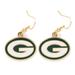 Green Bay Packers Logo Wire Earrings