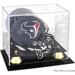 Houston Texans Golden Classic Helmet Display Case with Mirrored Back