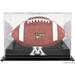 Minnesota Golden Gophers Black Base Team Logo Football Display Case with Mirror Back