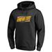 Men's Black Kennesaw State Owls Double Bar Pullover Hoodie