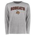 Men's Ash Texas State Bobcats Proud Mascot Long Sleeve T-Shirt
