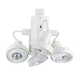 HT-964/MR-16-WH-Cal Lighting-4 Light Track Light-7 Inches Tall and 8 Inches Wide-White Finish