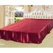 DaDa Bedding Quinceanera 14" Bed Skirt, Polyester in Red | 14 H x 72 W x 84 D in | Wayfair BS-BM8086-CK1