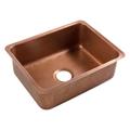 Sinkology Orwell Copper 23" Single Bowl Undermount Kitchen Sink Copper in Brown | 8 H x 17.25 D in | Wayfair SK201-23AC