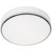 Aero 12 1/2" Wide Chrome and Opal Glass LED Ceiling Light