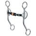 Reinsman Stage C All Around 3 Piece Sweet Iron Snaffle with Copper Roller - 5" - Smartpak