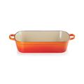 Le Creuset Signature Enamelled Cast Iron Rectangular Roasting Dish, 37 cm, 6.6 Litres, Volcanic, 20184370902422