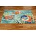 Tails of the Sea Rectangle Rug Multi Cool, 7'6" x 9'6", Multi Cool