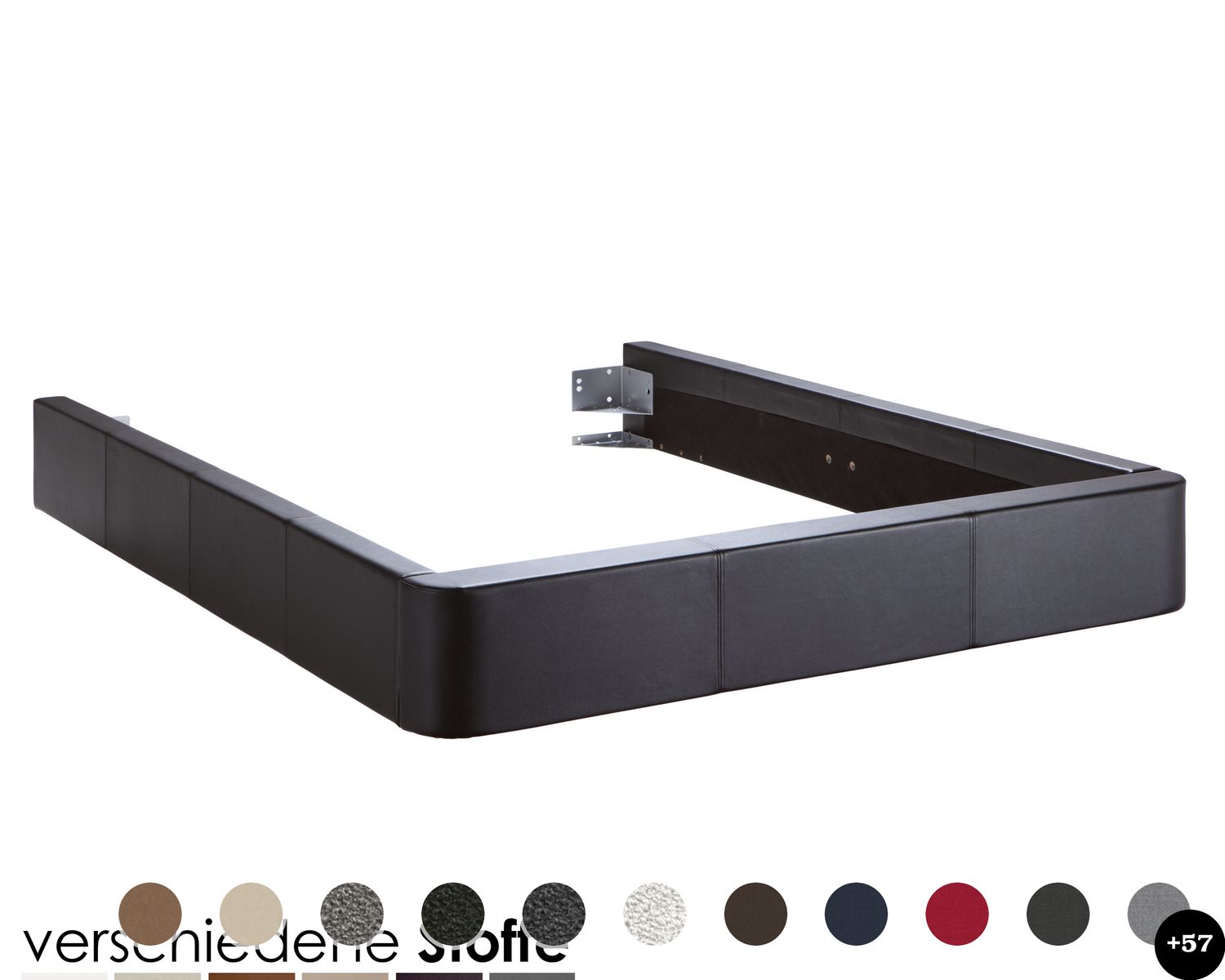 Hasena Dream-Line Bettrahmen Ciara 28/3S 180x200 cm / PK3 Alpina 394 Smoke