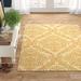 White 78 x 0.16 in Indoor/Outdoor Area Rug - Charlton Home® Carriage Hill Damask Ivory Indoor/Outdoor Area Rug | 78 W x 0.16 D in | Wayfair