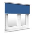 Tropik Home Thermal Blackout Navy Blue Window Roller Blind Available in 16 Width Sizes, 115cm wide (+ 4.5cm fittings)