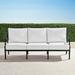 Carlisle Sofa with Cushions in Onyx Finish - Rain Resort Stripe Black, Standard - Frontgate