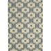 Gray 72 x 48 x 0.5 in Area Rug - Brayden Studio® Biondi Geometric Handmade Flatweave Wool Slate Area Rug Wool | 72 H x 48 W x 0.5 D in | Wayfair