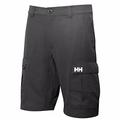 Helly Hansen Mens Quick-Dry HH Cargo Shorts, 34, Ebony
