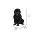 Hi-Line Gift Ltd. Baby Gorilla Statue in Black | 9 H x 6 W x 7 D in | Wayfair 87760