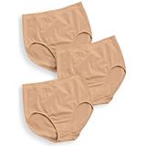 Blair Women's 3-Pack Seamless Panties by ComfortEase - Tan - L/XL - Misses