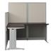 Bush Business Furniture Office in an Hour L-Shape Workstation Cubicle in Brown | 62.99 H x 64.49 W x 64.49 D in | Wayfair WC36894-03K