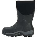 Muck Boots Men's Arctic Sport Short Fleece Lined Waterproof Pull on Boot, Black, 12