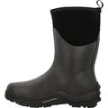 Muck Boots Women's Muckmaster Mid Wellington Boots, Black (Black/Black), 6 UK