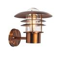 Qazqa - Vintage Outdoor Wall Lamp I Wall Light Copper IP44 - Prato Garden- - Modern - Suitable for LED E27 | 1 Light - Stainless Steel Outdoor Wall Light - Suitable for