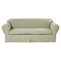 Darby Home Co Box Cushion Loveseat Slipcover Denim, Cotton | 60 H x 72 W in | Wayfair DBHC6084 27619576