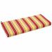 Red Barrel Studio® Indoor/Outdoor Bench Cushion Polyester in Red/Yellow/Brown | 3 H x 42 W in | Wayfair 50C4D9A7D0D544F0A08868B944903DAC