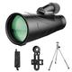Eyeskey High Power Monocular with Tripod & Side Hand Strap for Adults | Bak4 Roof Prism | FMC Lenses | Waterproof Fogproof | HD Telescope for Wildlife Nature Watching Outdoor Hiking Hunting (12X50)