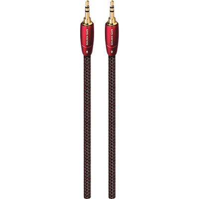 AudioQuest Golden Gate 4.9' 3.5mm-to-3.5mm Audio Cable - Black/Red - GOLDG01.5M