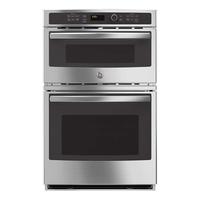 GE 27" Single Electric Wall Oven with Built-In Microwave - Stainless Steel - JK3800SHSS
