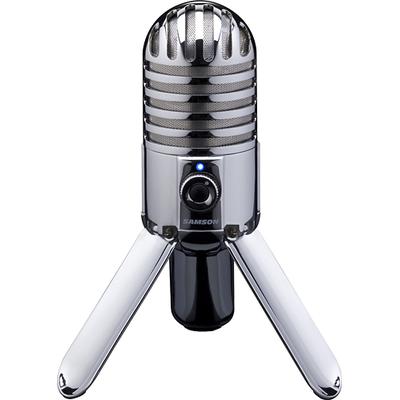 Samson SAMTR Meteor Mic With USB Cable and Pouch - Silver