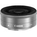 Canon EF-M 22mm f/2 STM Wide-Angle Lens - Silver - 9808B002