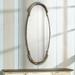 Jamie Young Margaux Silver 17" x 45" Oval Wall Mirror