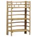 Bay Isle Home™ Whobrey 3 Tier Etagere Bookcase Wood in Brown | 41 H x 24 W x 15 D in | Wayfair BAYI1699 27913310